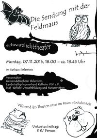 Plakat Schwarlichttheater 2016